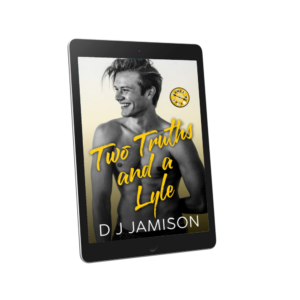 Tablet displaying Two Truths and a Lyle cover